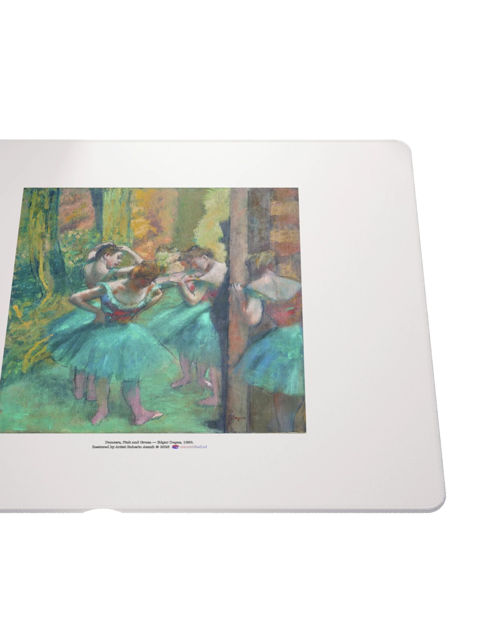 Dancers, Pink and Green — Mouse Pad product image (5)