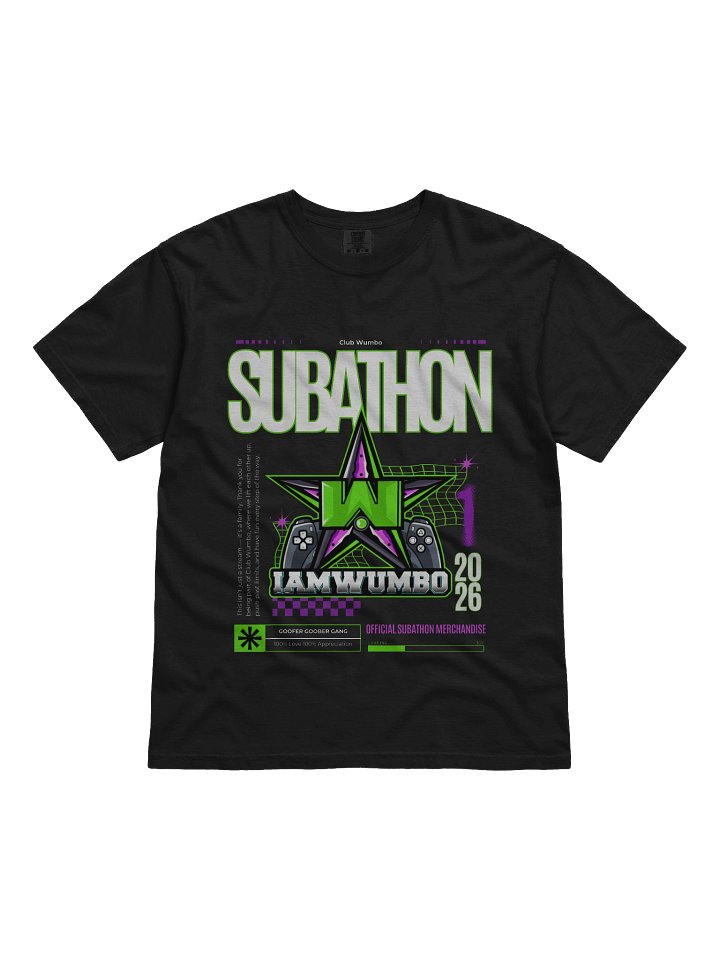 Subathon TShirt D2 product image (1)