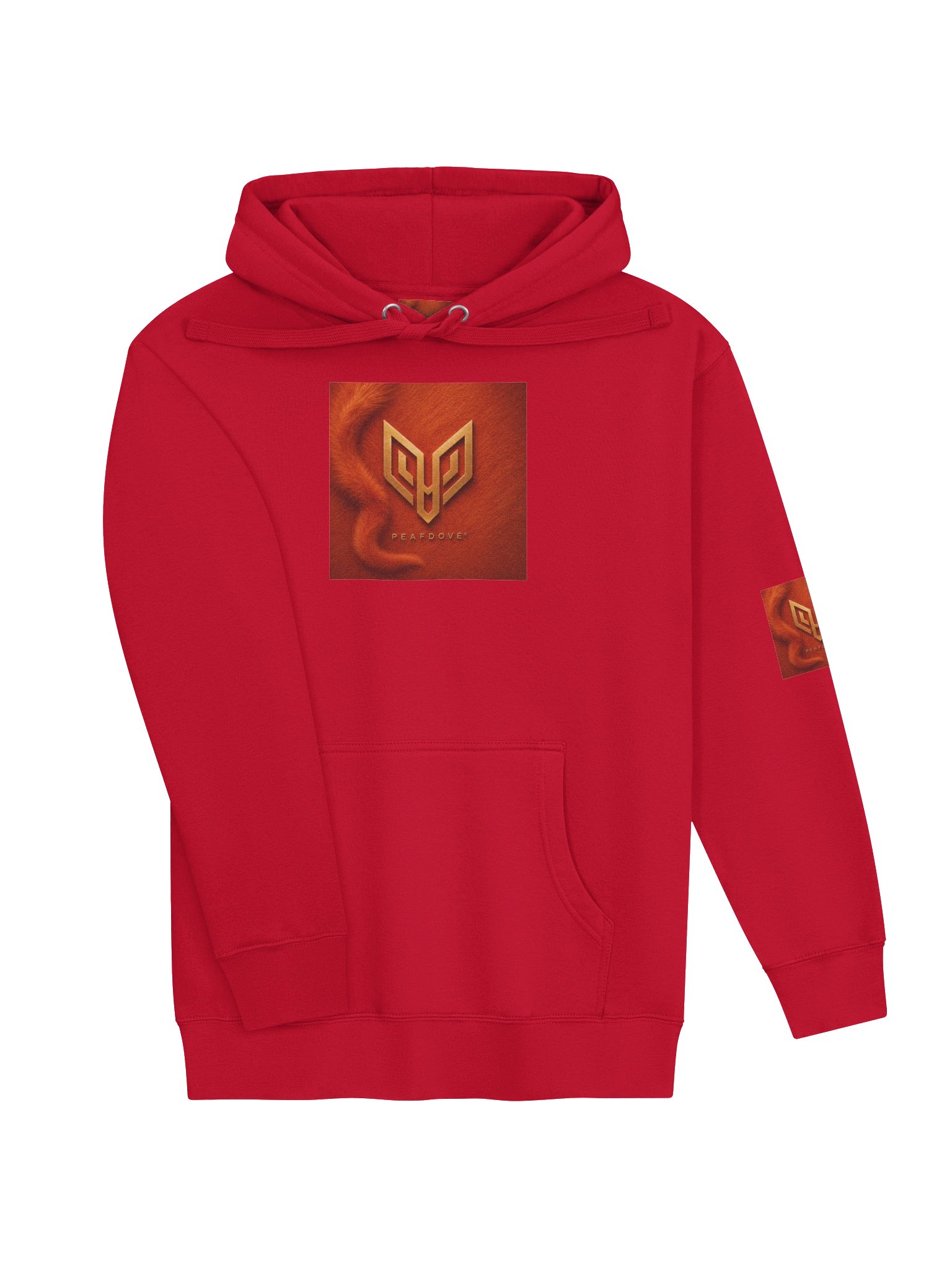 PEAFDOVE® RED HOODIE DUO — Cat Tail Signal Edition product image (3)