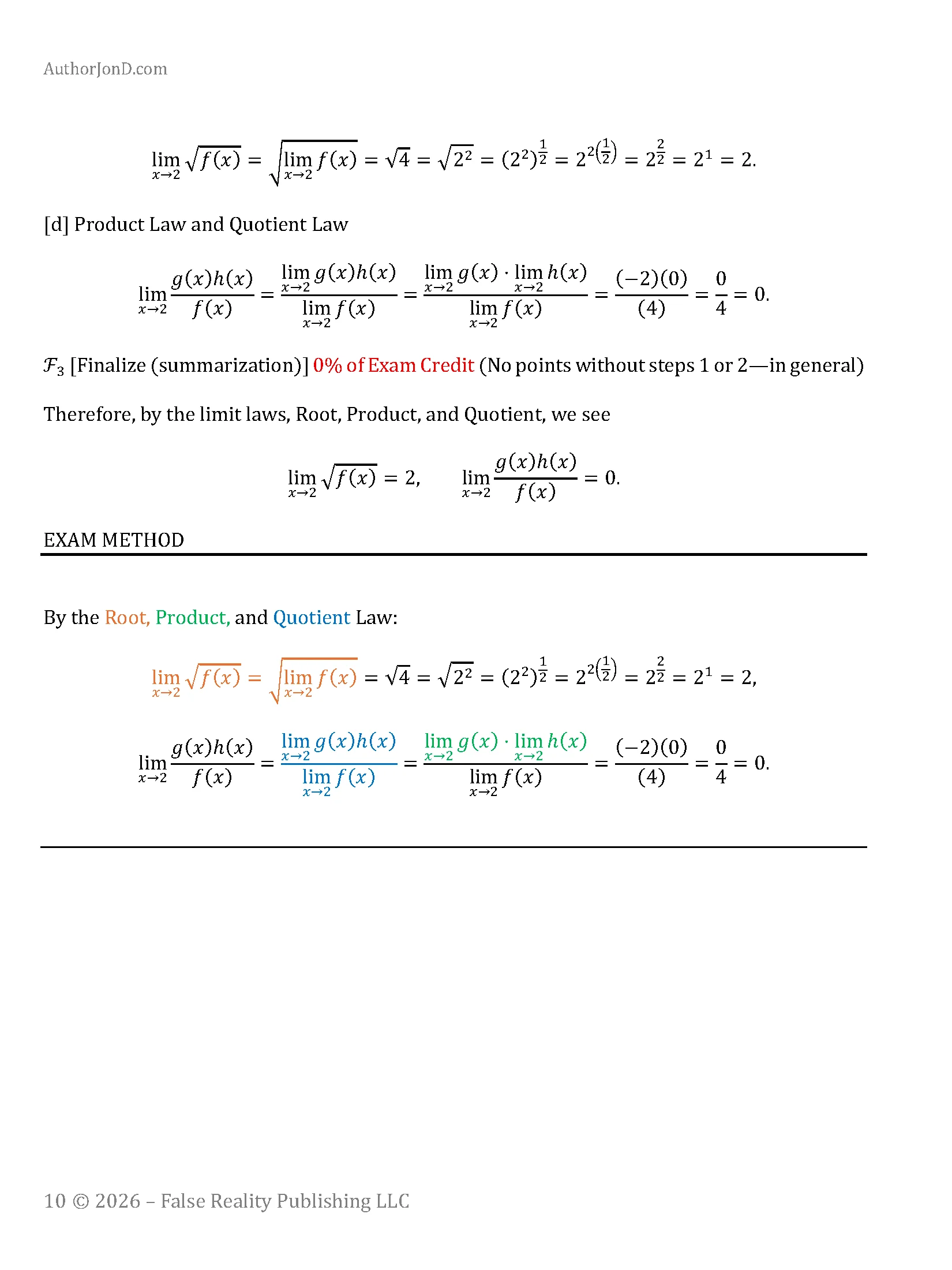 Volume 6: Calculus | The Ultimate Crash Course for PLEM Majors product image (10)