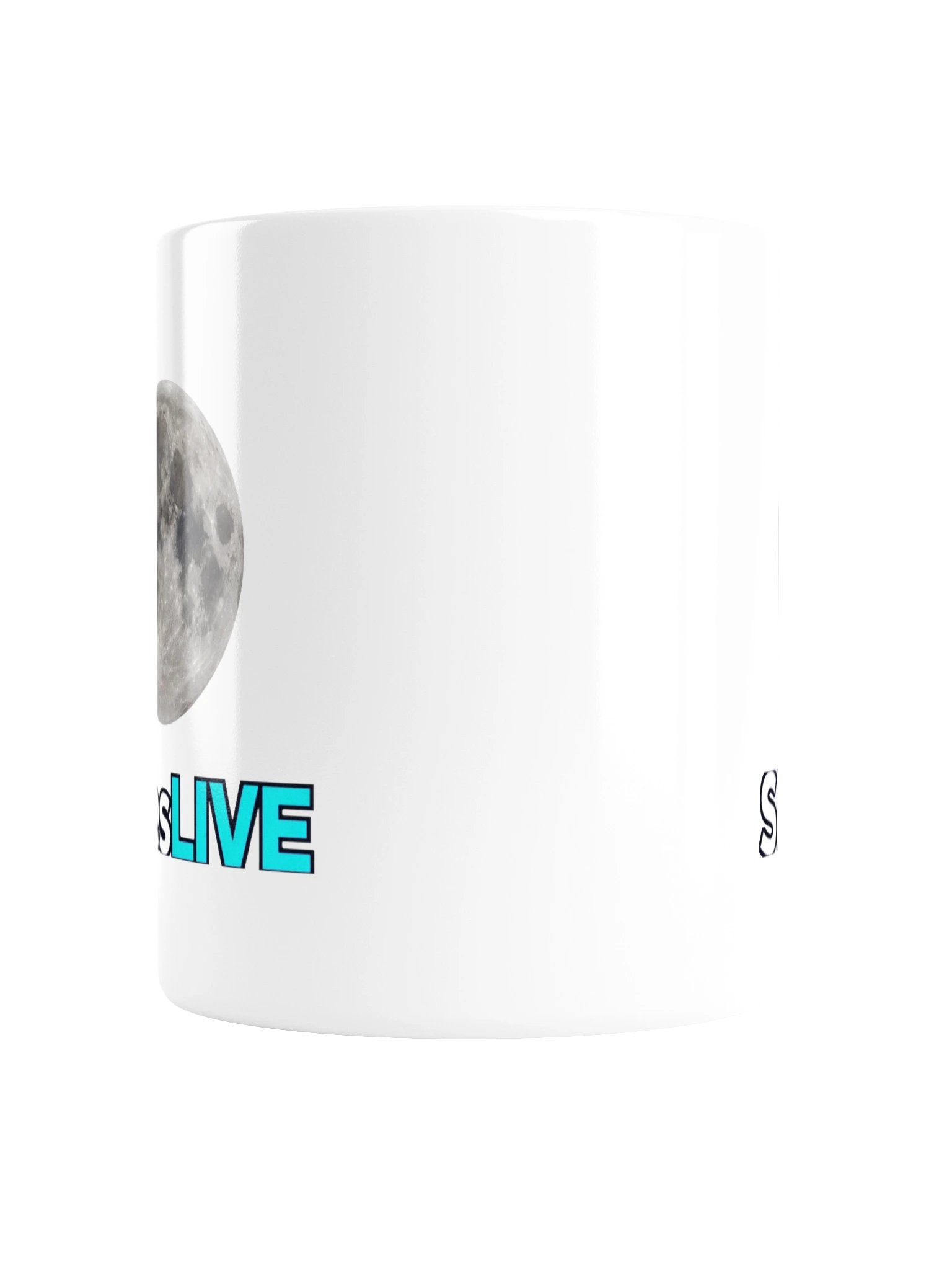 SkiesLIVE Moon Mug (White) product image (2)