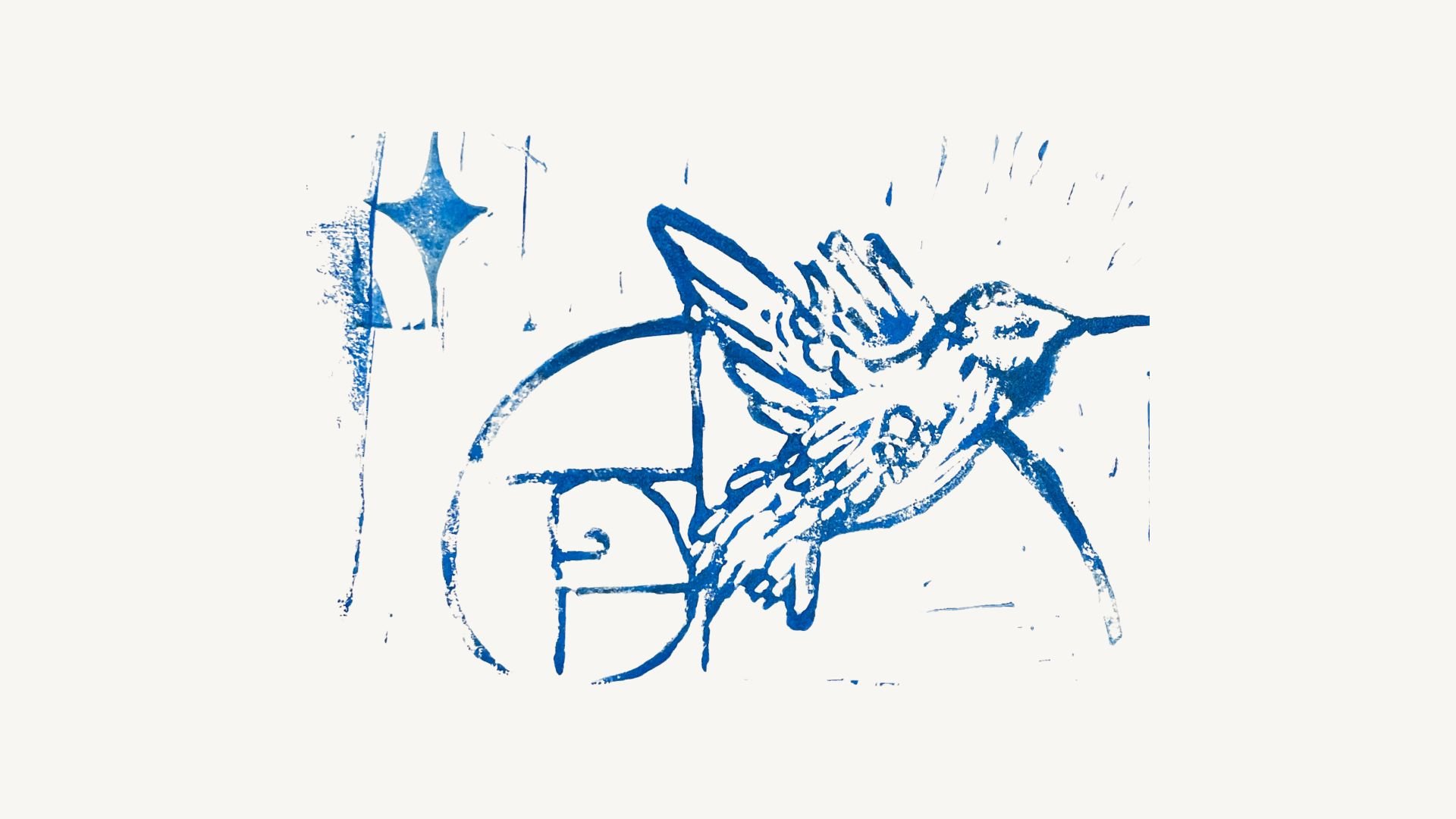 Hummingbird Design 4x6 PRINT product image (1)