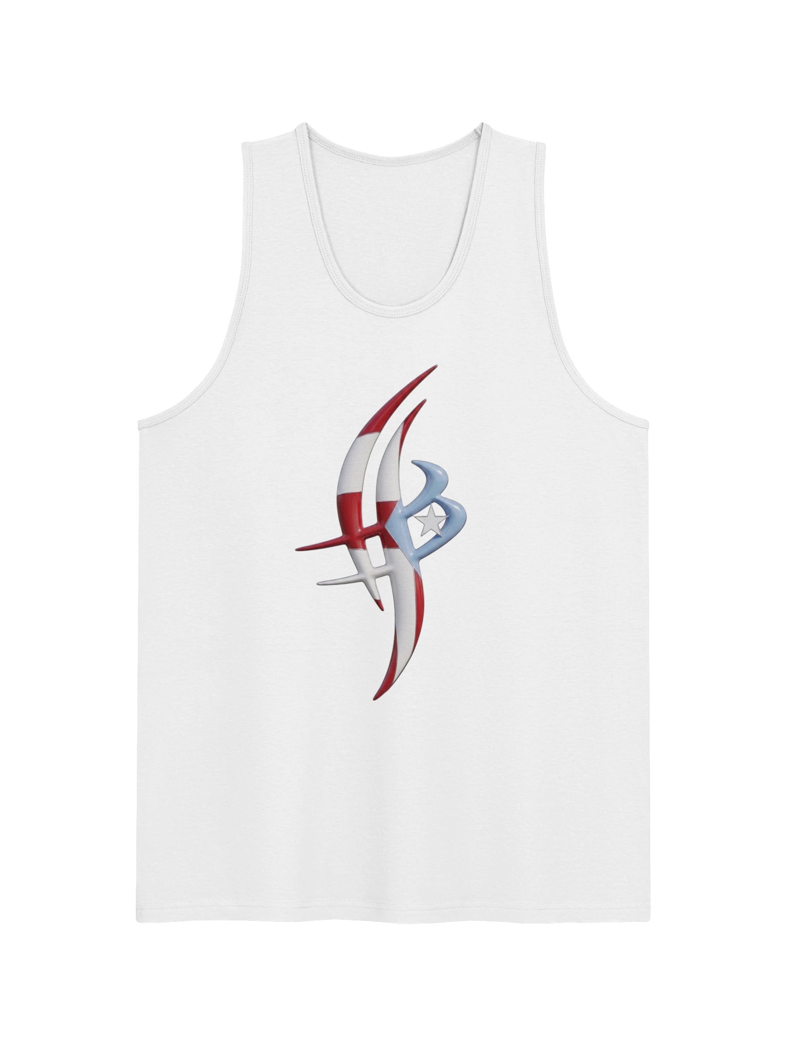 BEAM BORIQUA WHITE TANK TOP product image (1)