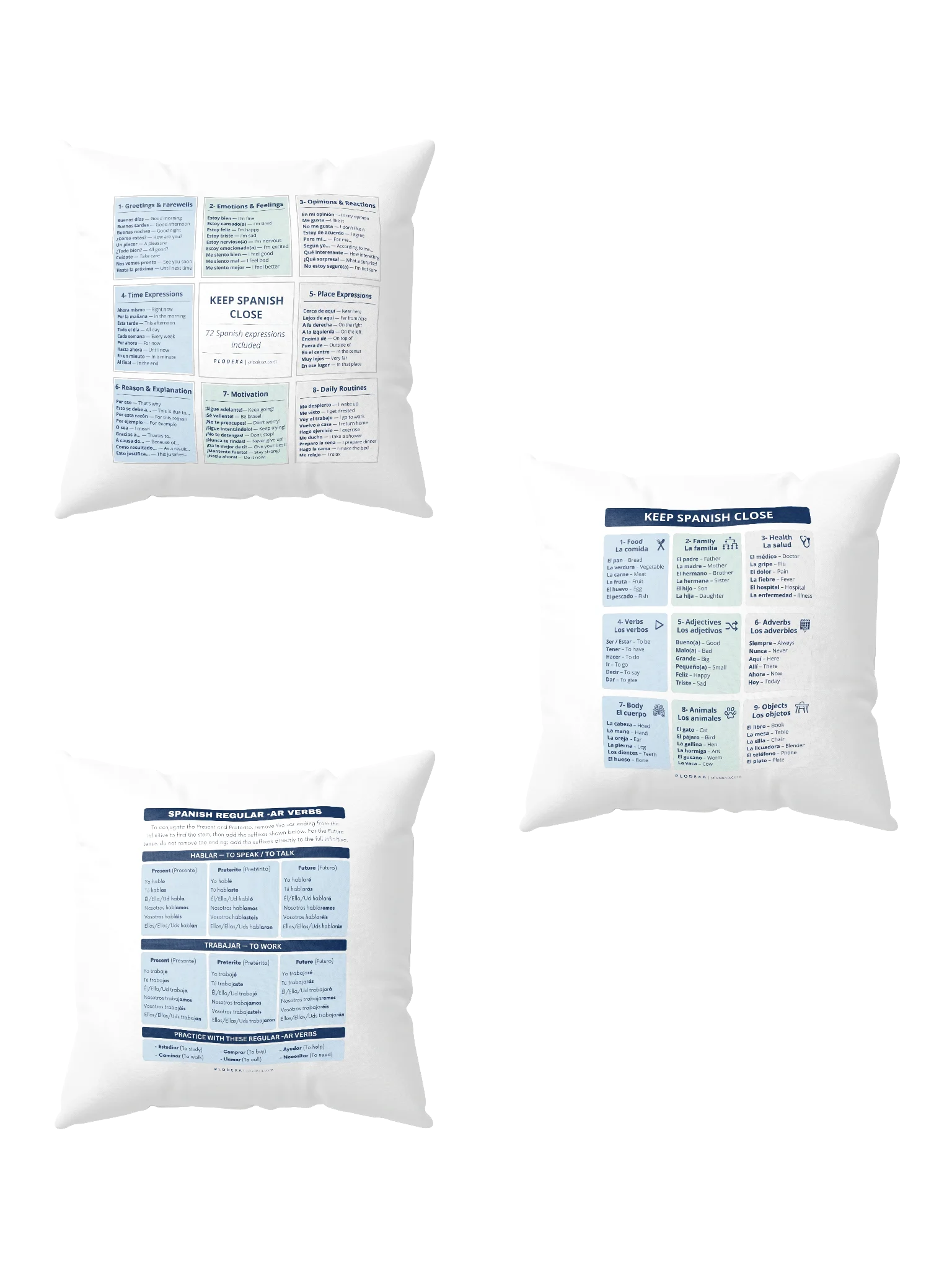 The Spanish Trio Pillow Bundle product image (1)