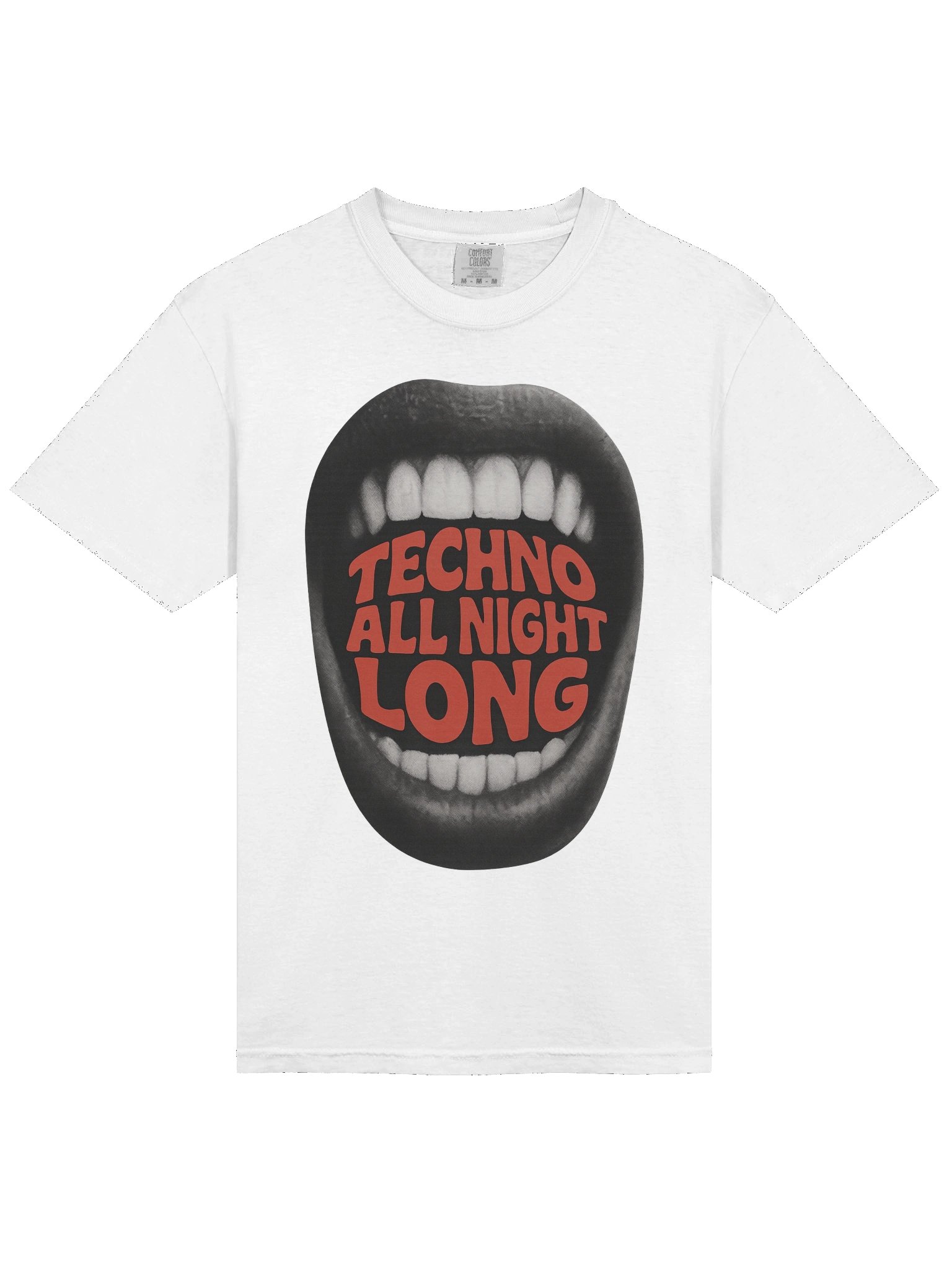 TECHNO ALL NIGHT LONG – Rave-Ready Statement Design product image (3)