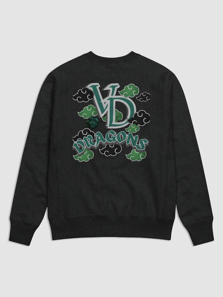 THE GREEN RAIN CLOUD HEARTED SWEATSHIRT product image (2)
