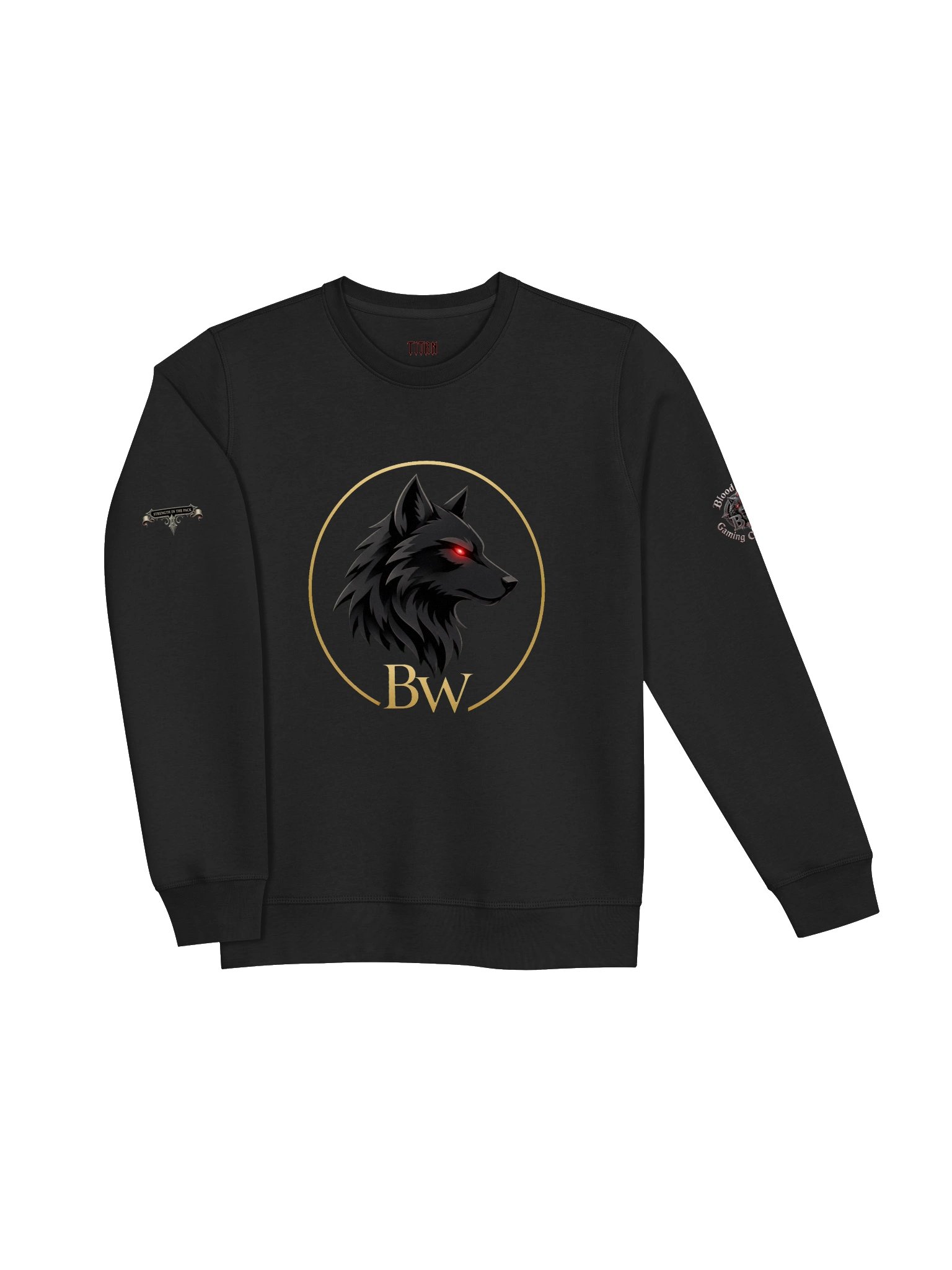 Blood Wolf Gold Emblem Sweatshirt product image (15)
