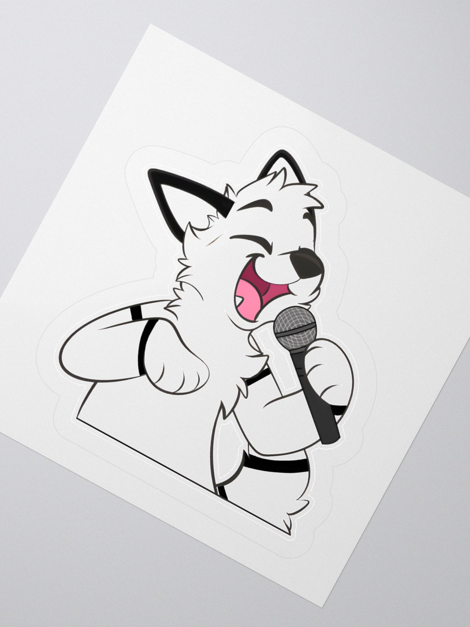 Bolt Singing Kiss Cut Stickers product image (3)
