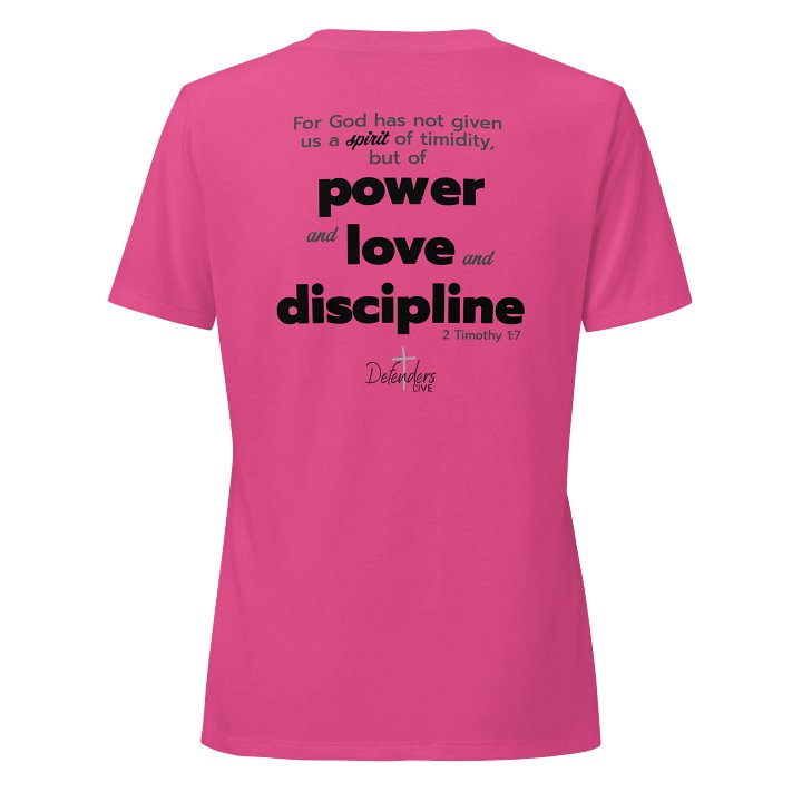Front Logo Defenders LIVE Spirit Bright Feather Flow Women's V-Neck T-Shirt product image (2)