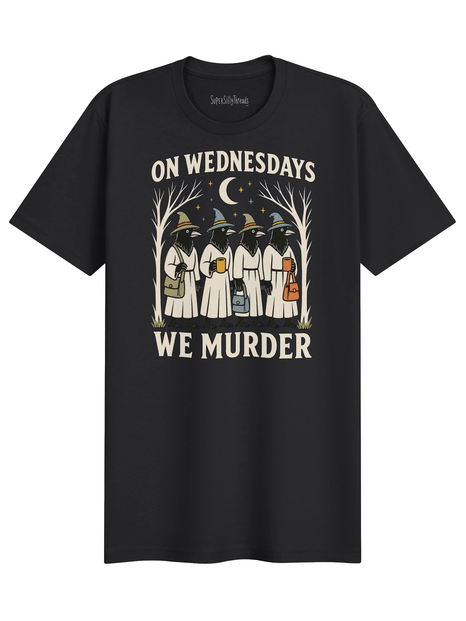 On Wednesdays We Murder Crow Coven Tee product image (3)