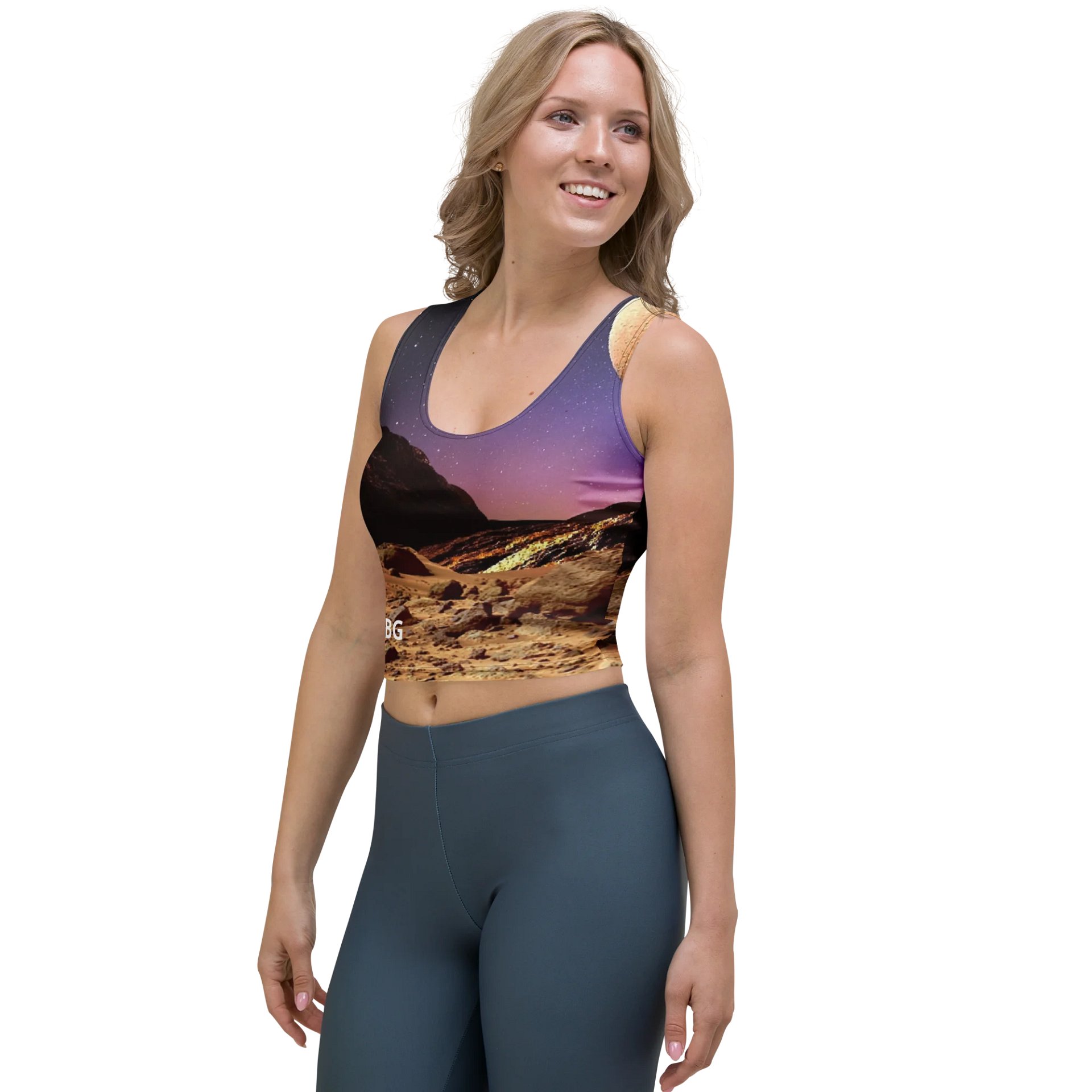 'Floating' All-Over Crop Top product image (3)