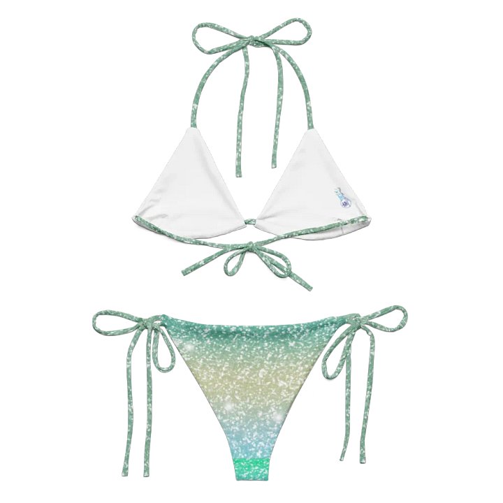 Glitter Unicorn Texture Design String Bikini (2) product image (2)