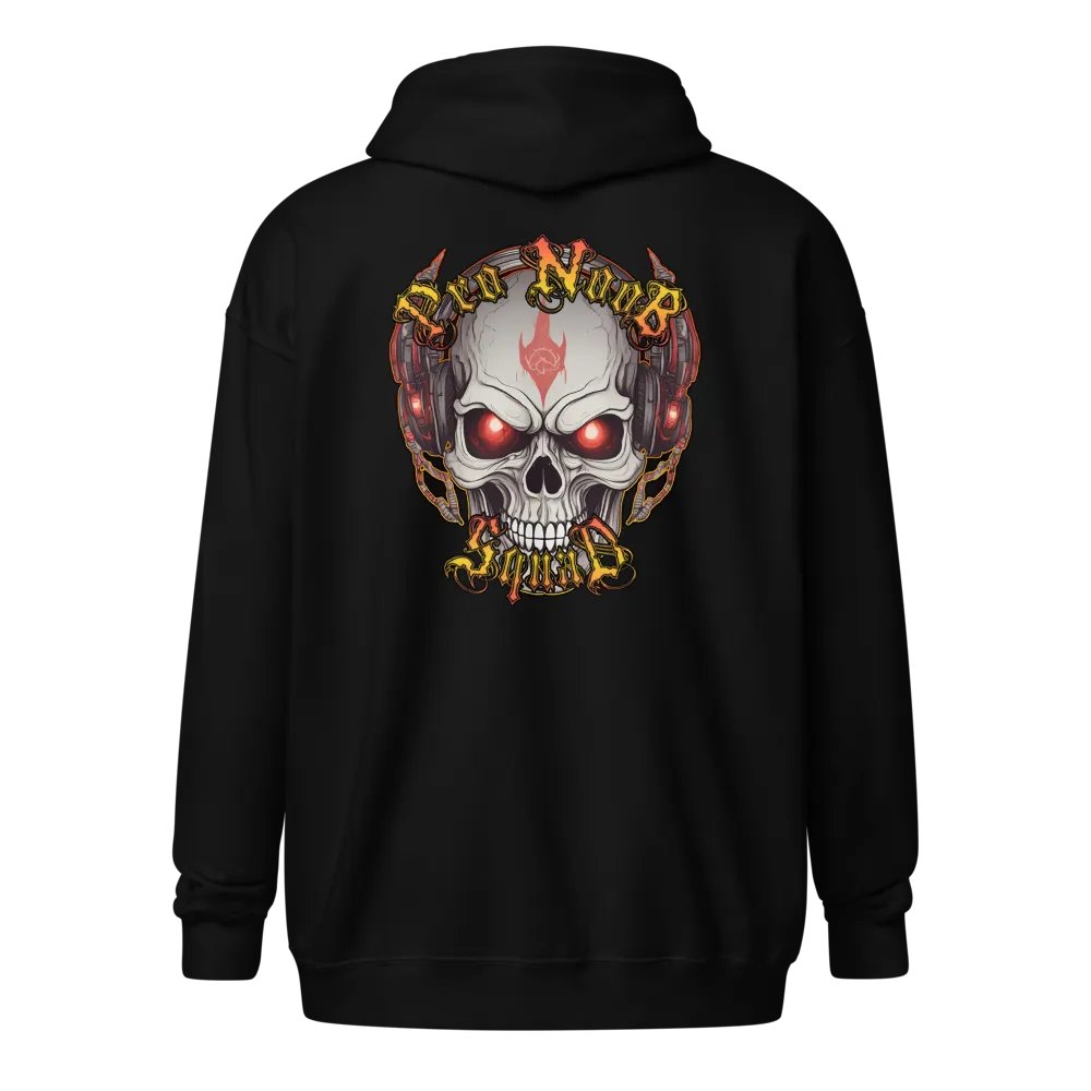 NooB Skull Zip Hoodie product image (1)