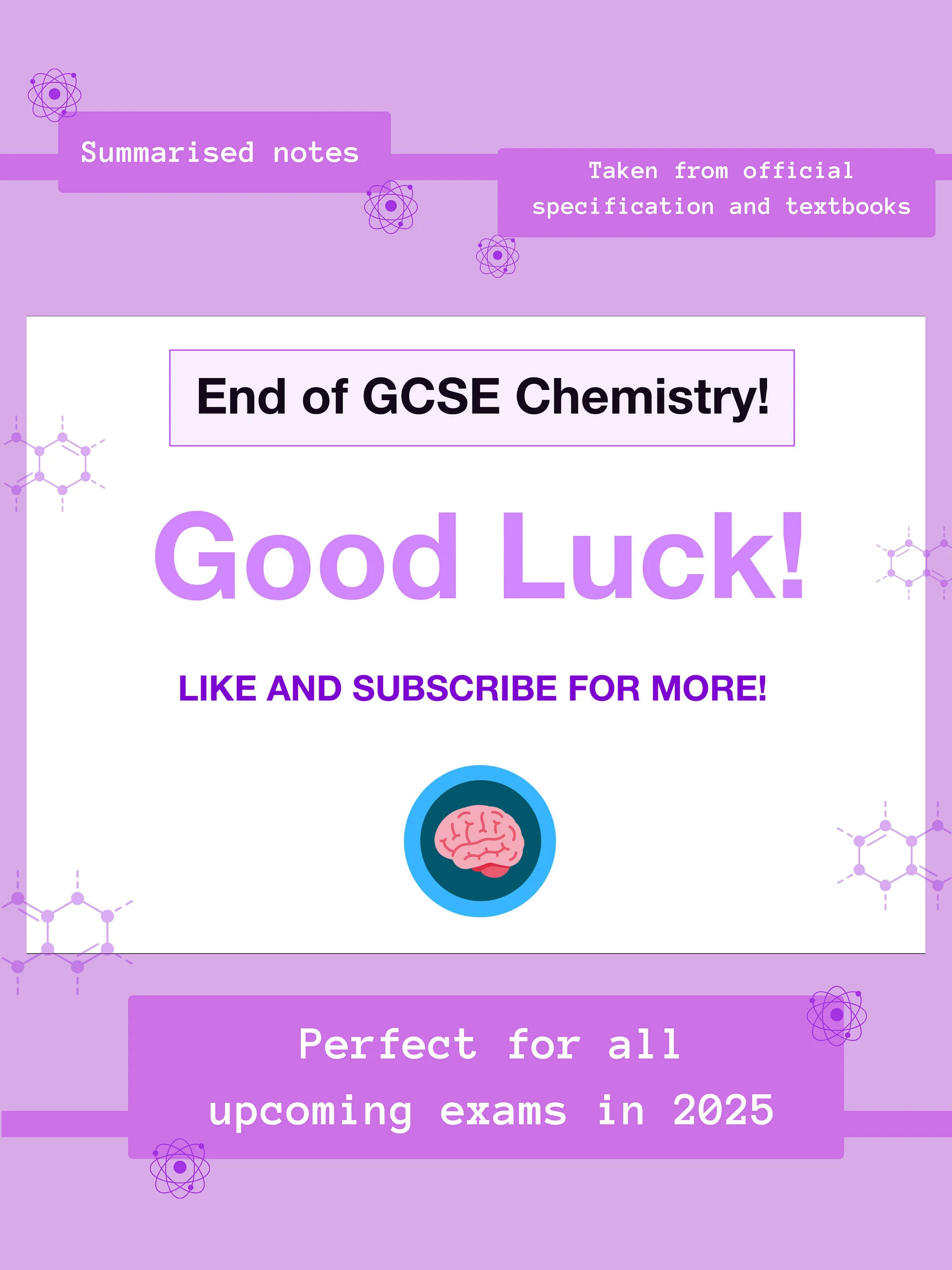 The WHOLE of AQA GCSE Chemistry Revision Notes (65+ Pages) | Revision Made Easy product image (5)