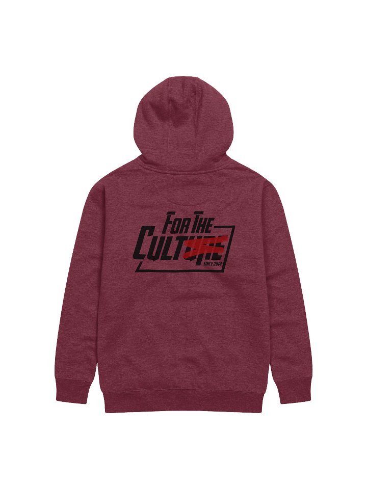 For the Culture Black and Red Hoodie product image (1)