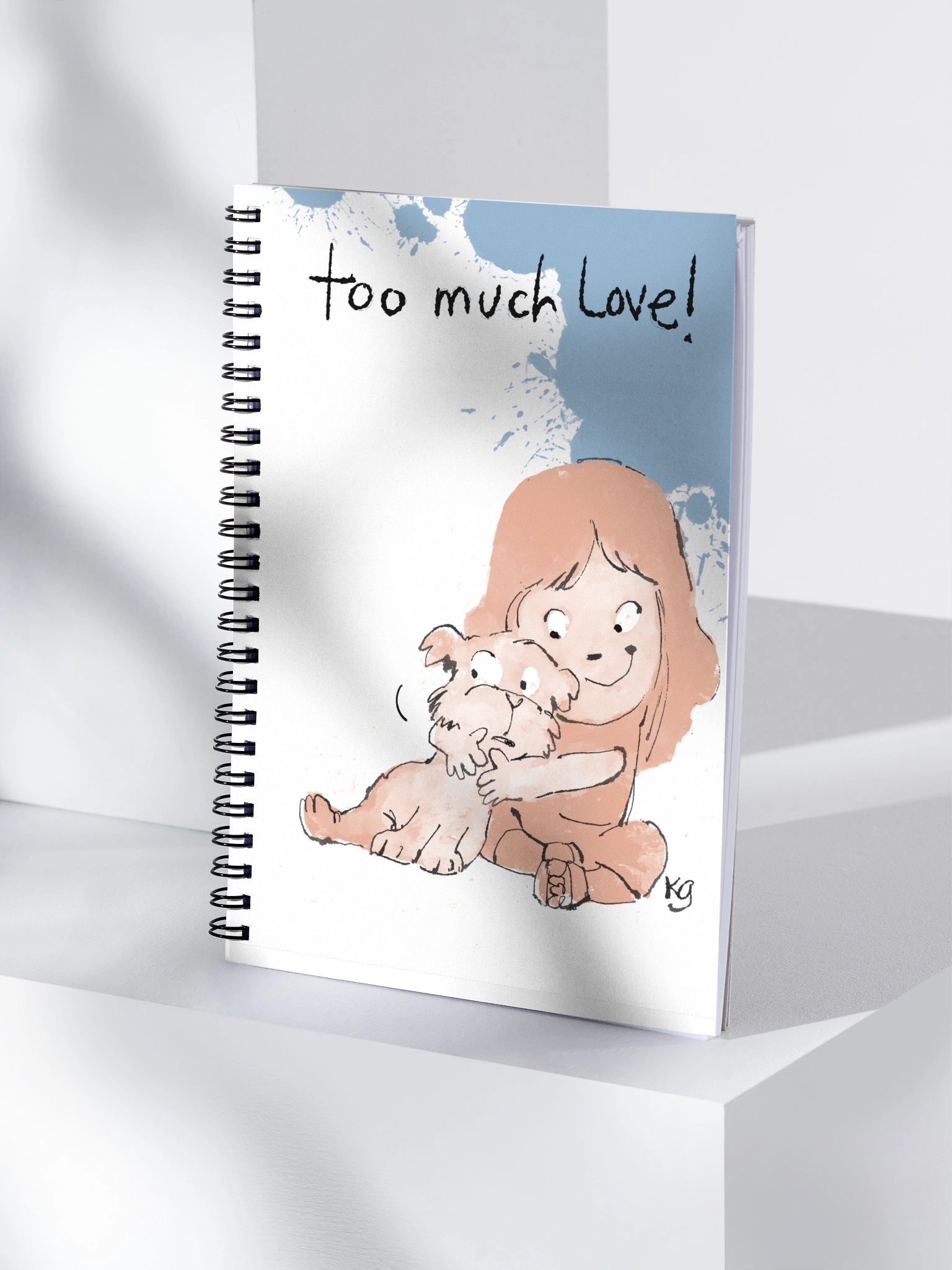 Quirky Hugs Spiral Notebook product image (4)