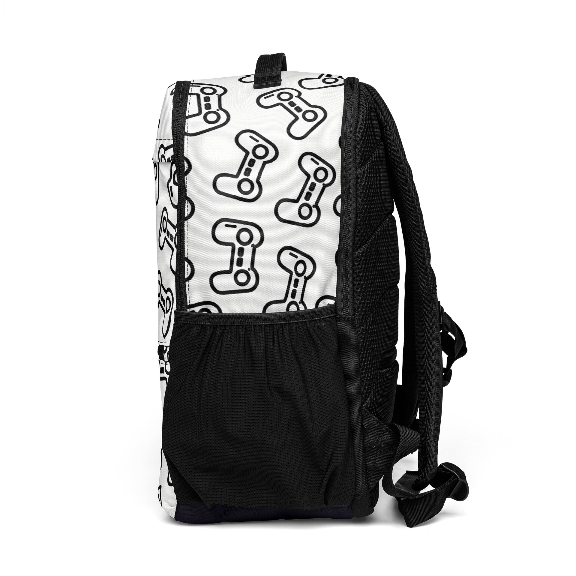 SAC À DOS IMPRIMÉ INTÉGRAL MANETTE NOIR product image (5)
