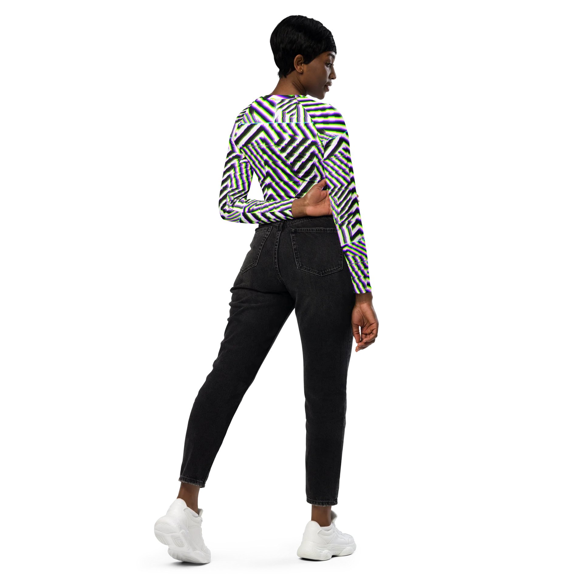 Razzle Dazzle - Long Sleeve Crop Top product image (6)
