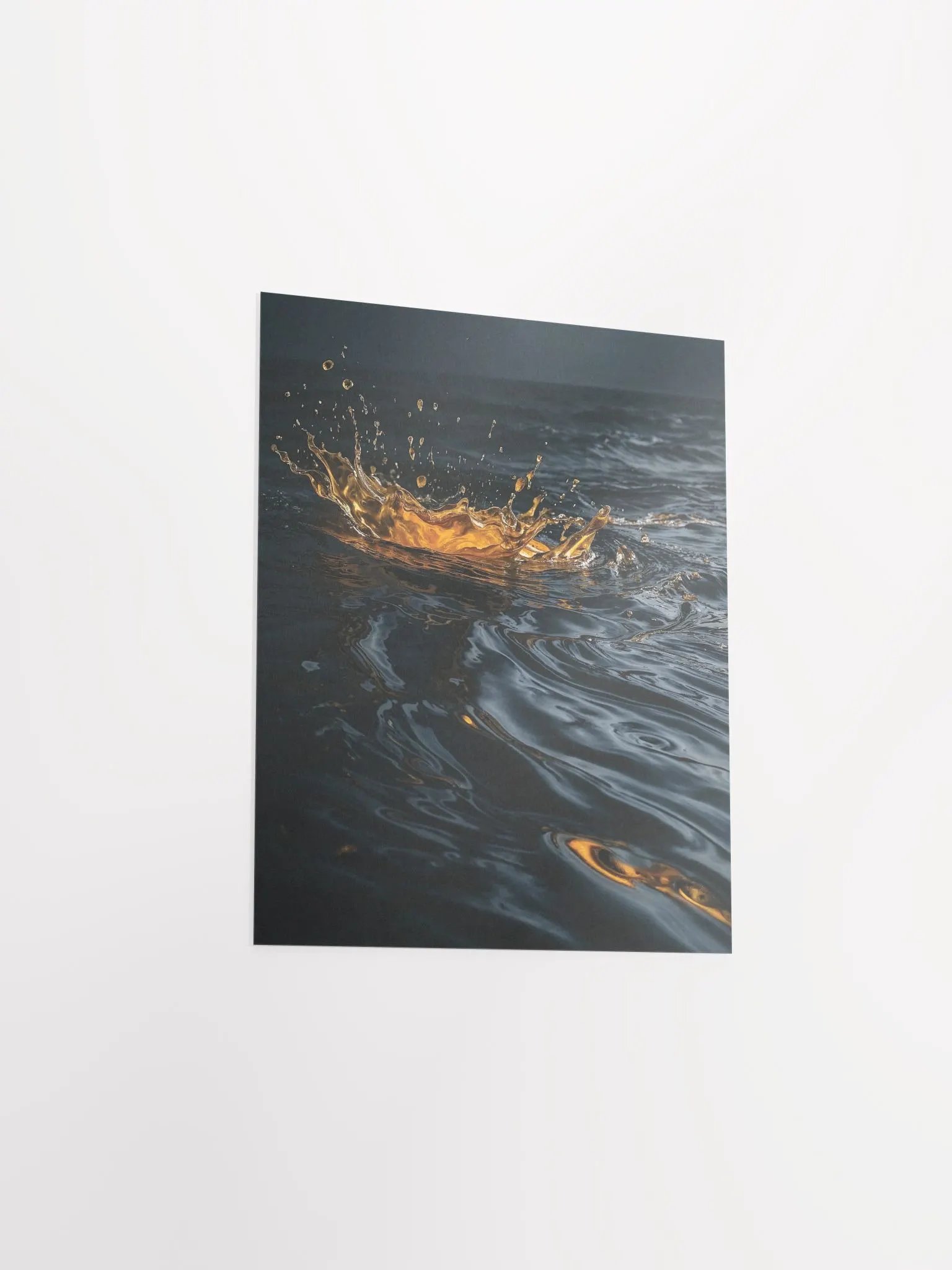Golden Splash Enhanced Matte Poster product image (23)