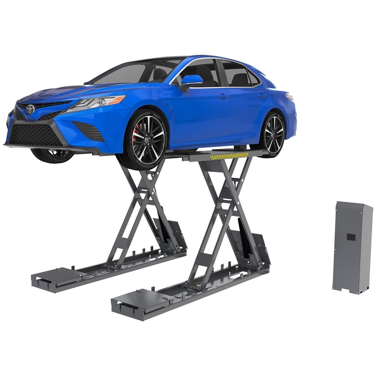 BendPak SP-7XEF Full-Rise Scissor Lift - 7,000-Lb Capacity - Flush Mount product image (1)