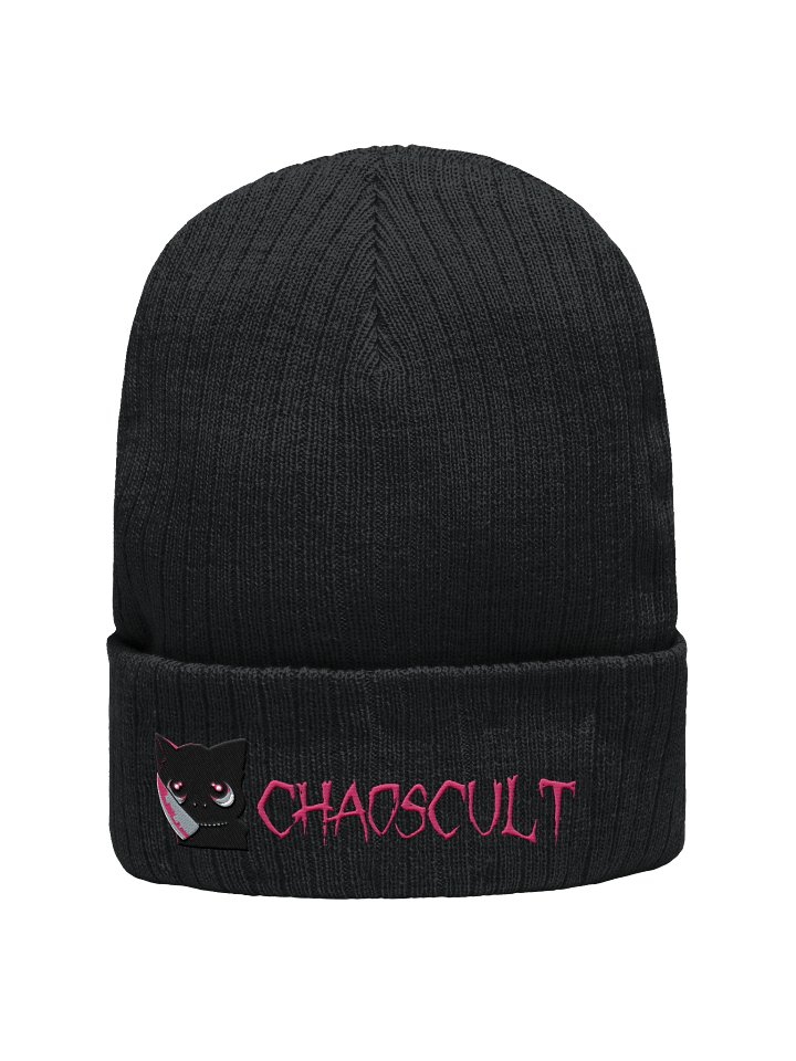 ChaosCult Beanie W/ChaosKitty Emblem product image (1)