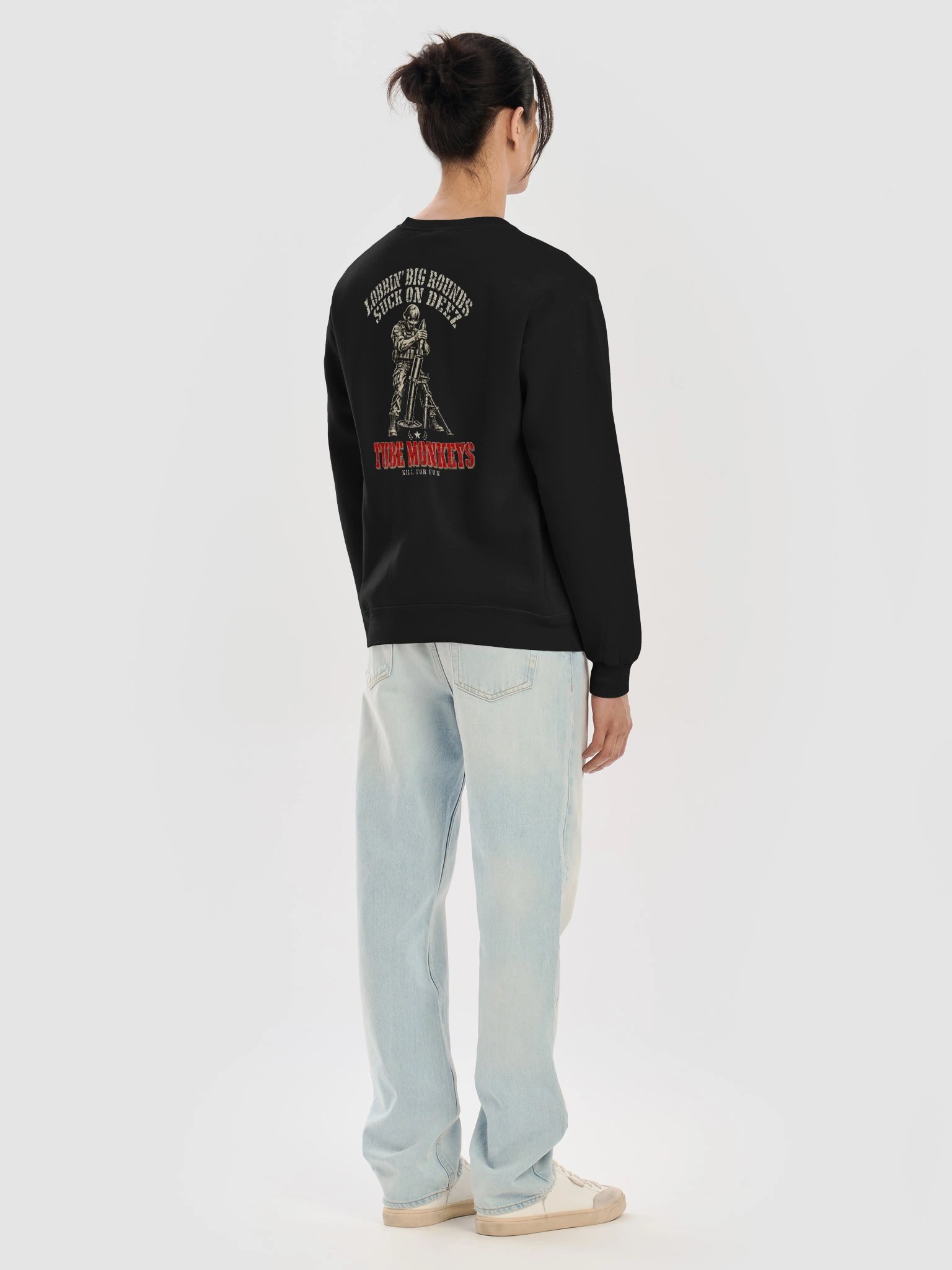 Tube Monkeys "Lobbin' Big Rounds" Mortarman Crewneck product image (11)