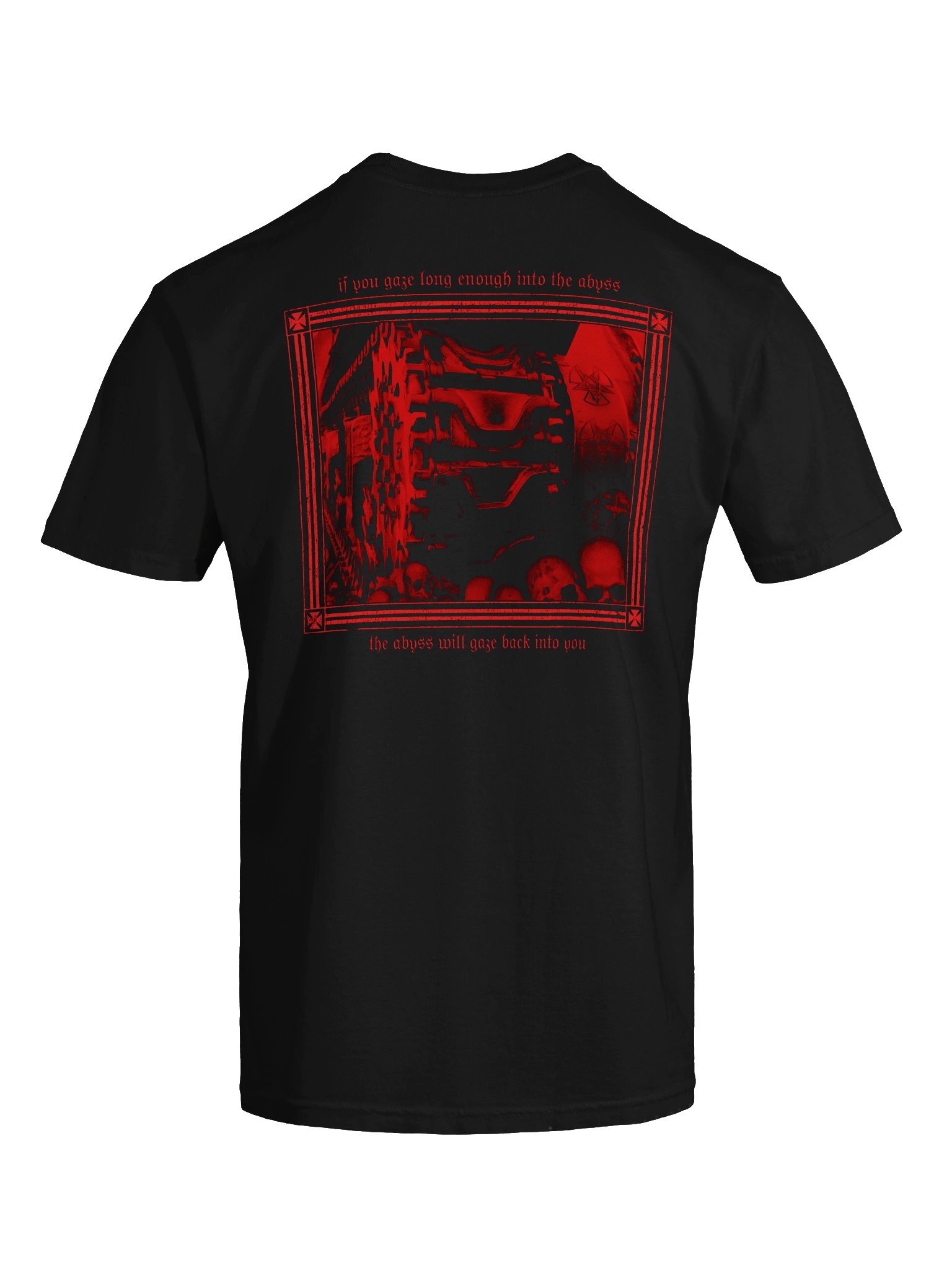 FEEL THE FEAR TSHIRT BACKPRINT RED product image (7)