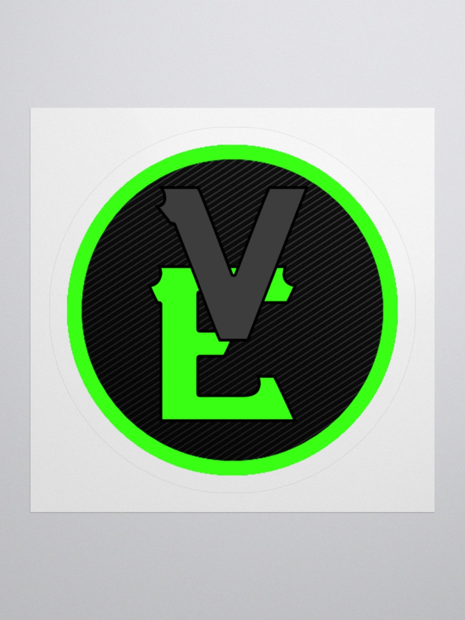 Kiss Cut Sticker VENT Circle Carbon product image (1)