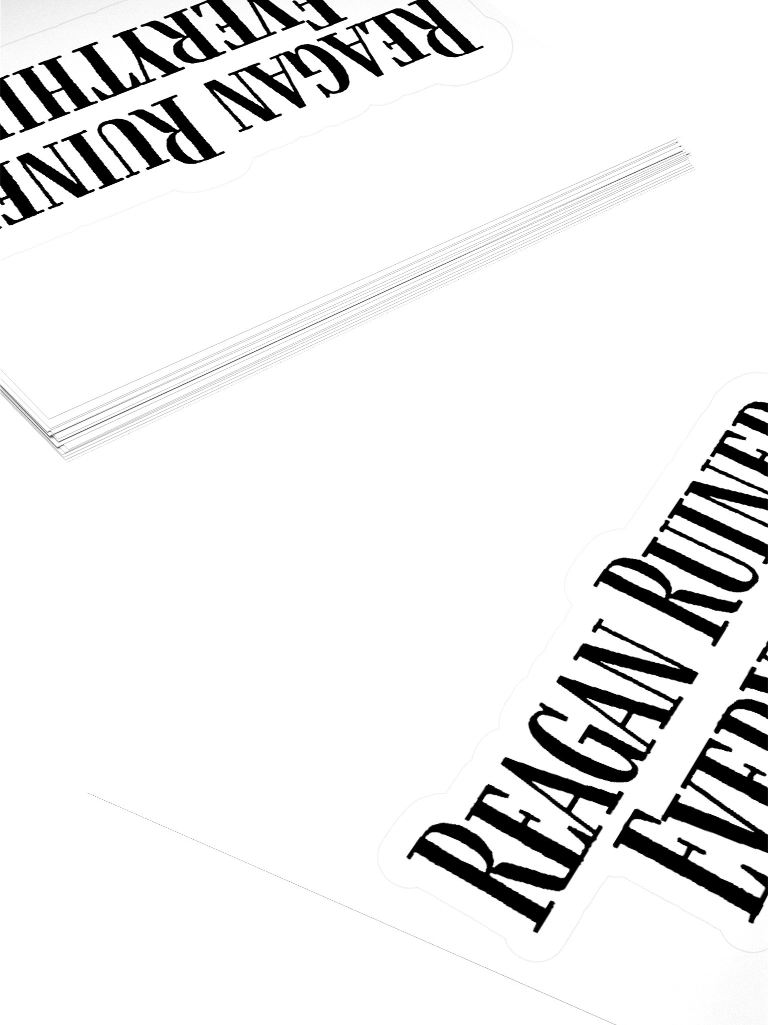 Reagan Ruined Everything! Stickers product image (4)