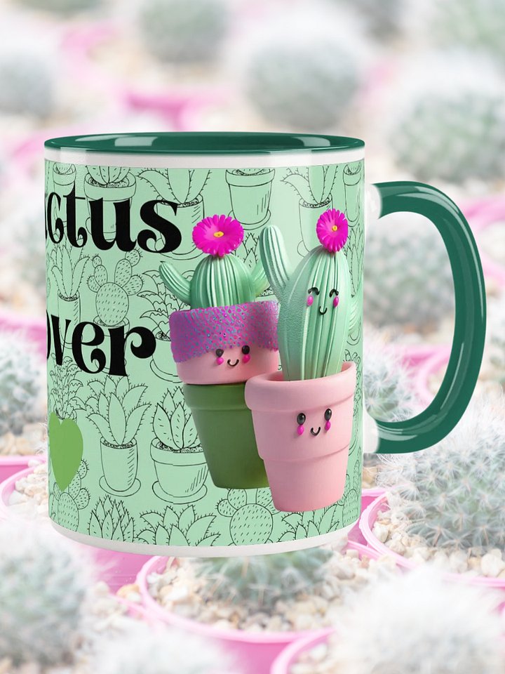 Happy Cacti Ceramic Mug product image (2)