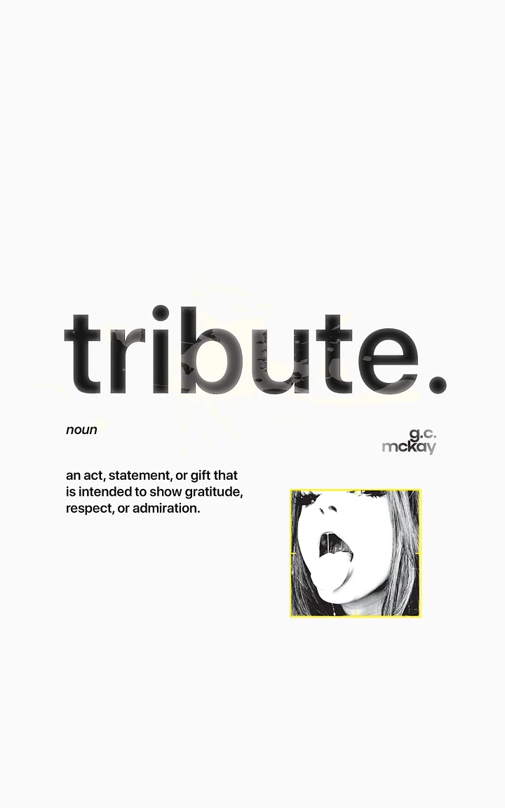tribute. (hardcover) product image (1)