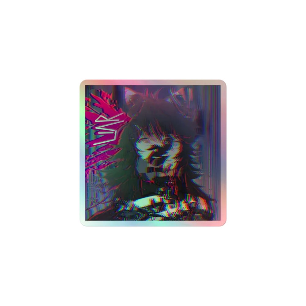 L I Ʌ R HOLO STICKER product image (1)