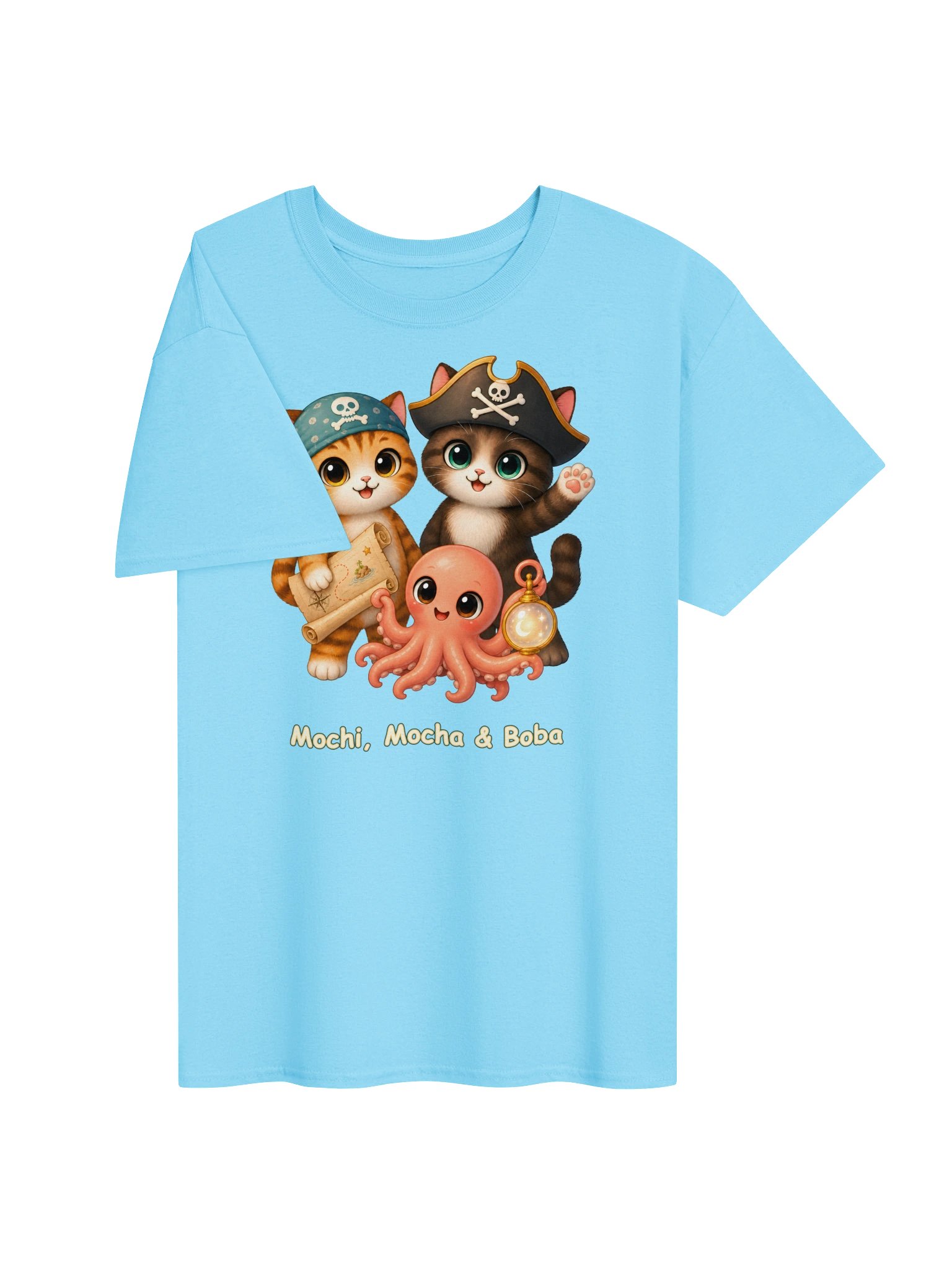 Mochi, Mocha & Boba Adventure Crew T-Shirt product image (73)