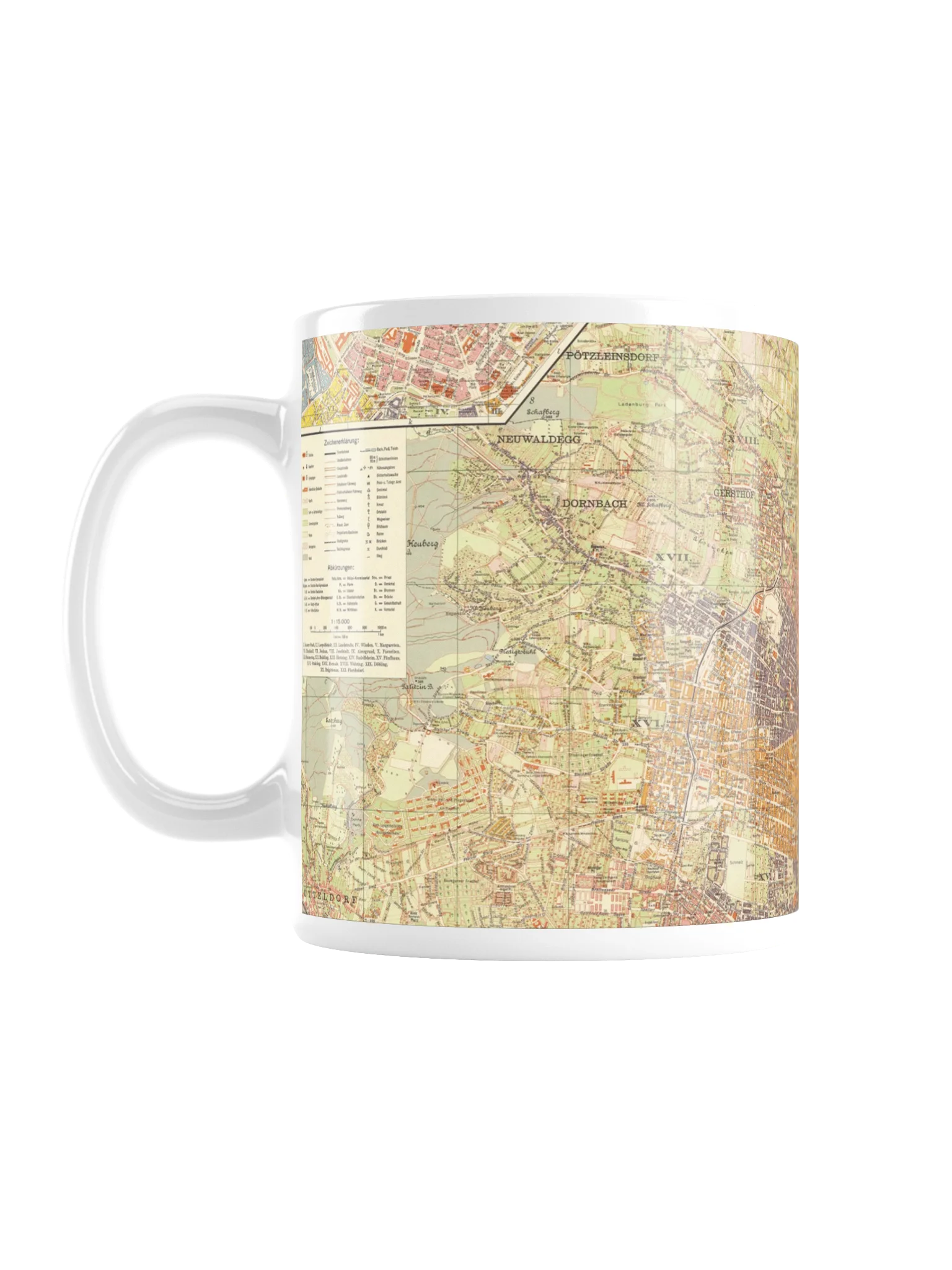 The Vienna City Map Mug product image (1)