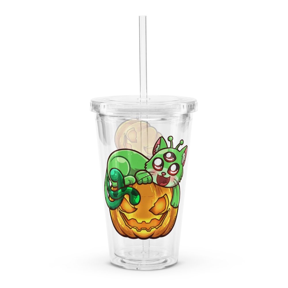 Halloween Cosmos Cat 16oz Tumbler product image (2)