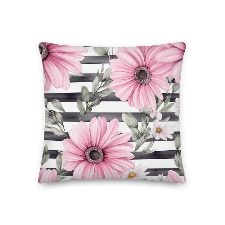 Pink Daisies Poppin': Decorative Pillow product image (1)