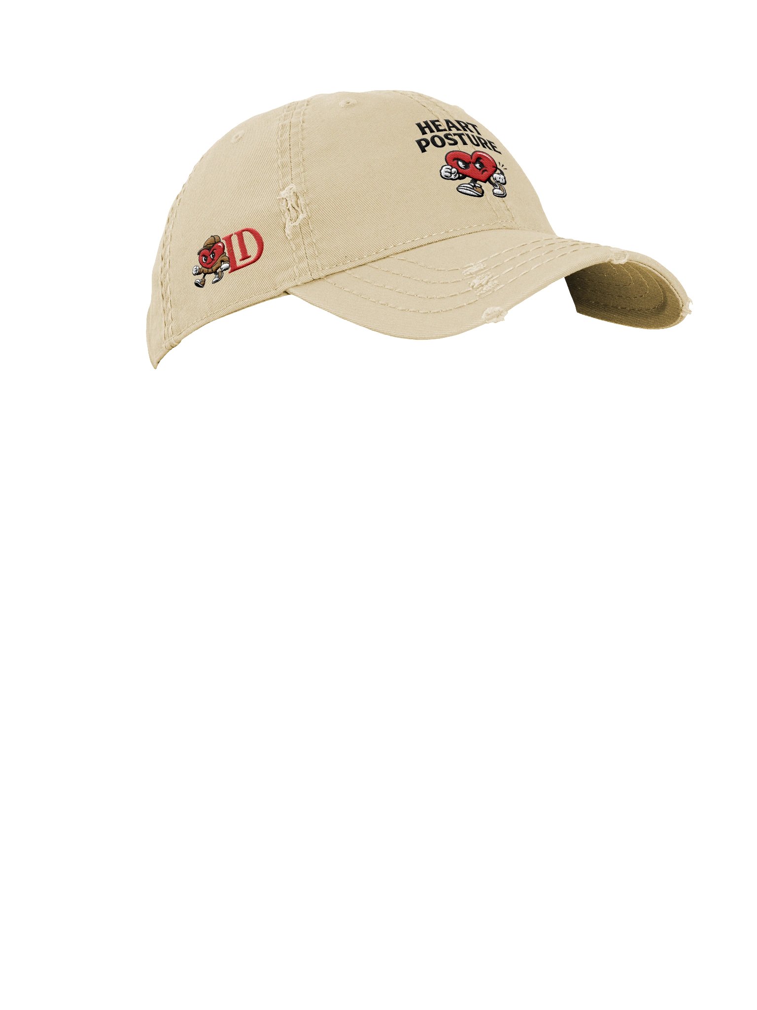 HEART POSTURE STITCH DAD HAT product image (14)