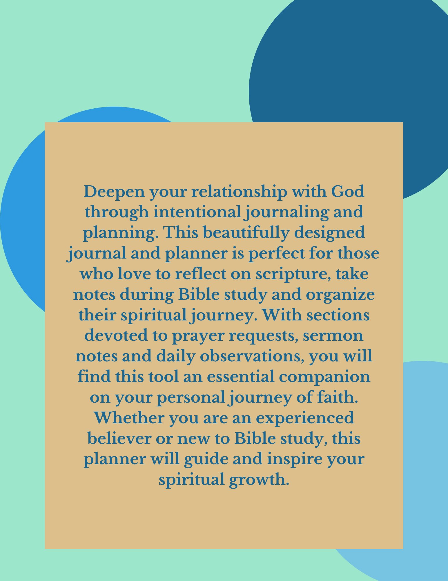 Today Talking with God-Bible Study Diary & Planner Pages product image (2)