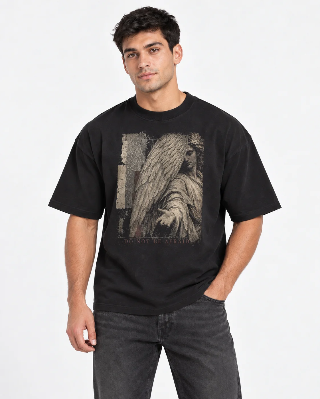 Do Not Be Afraid Oversized Tee product image (1)