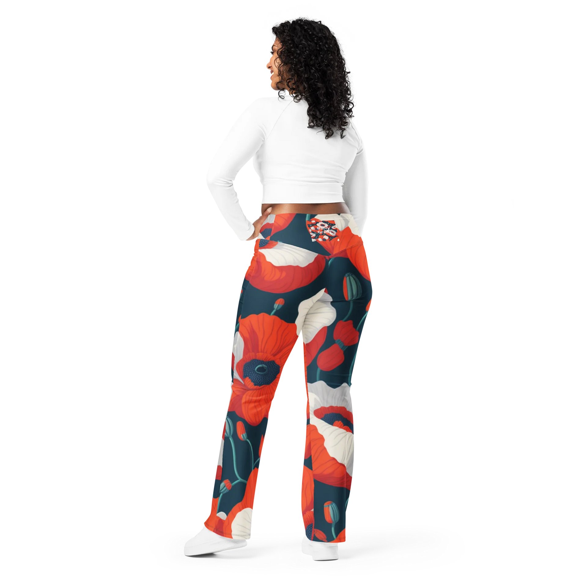 Barry Grady 'Poppies' Flare Leggings product image (3)