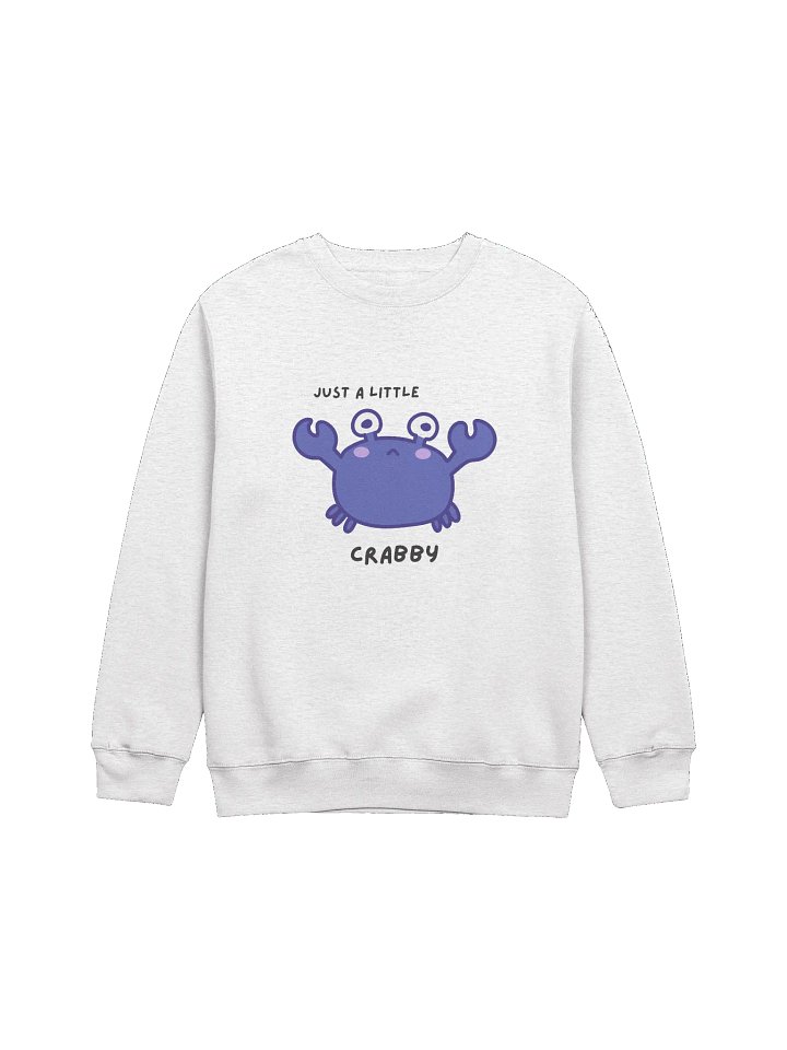 Just A Little Crabby Crewneck-Light Mode product image (2)
