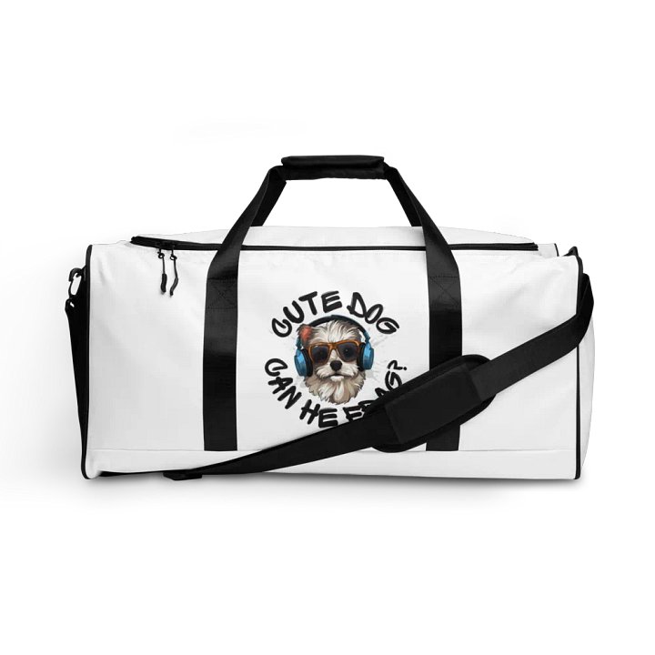 Cool Dog All-Over Print Duffle Bag product image (1)