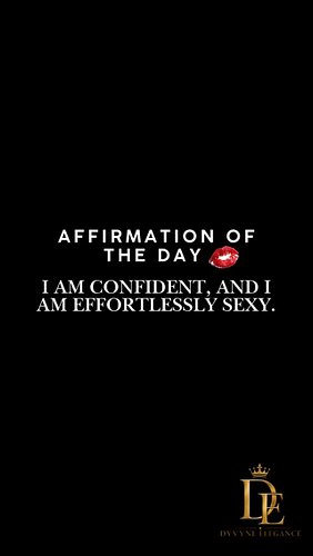 💋 AFFIRMATION OF THE DAY 💋

“I am confident & I am effortlessly sexy.”

Today I step into my power without hesitation.

✨ I a...