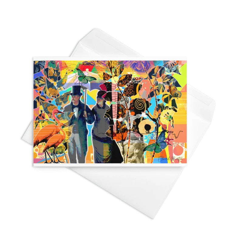 Surreal Umbrella Fantasy Greeting Card product image (1)