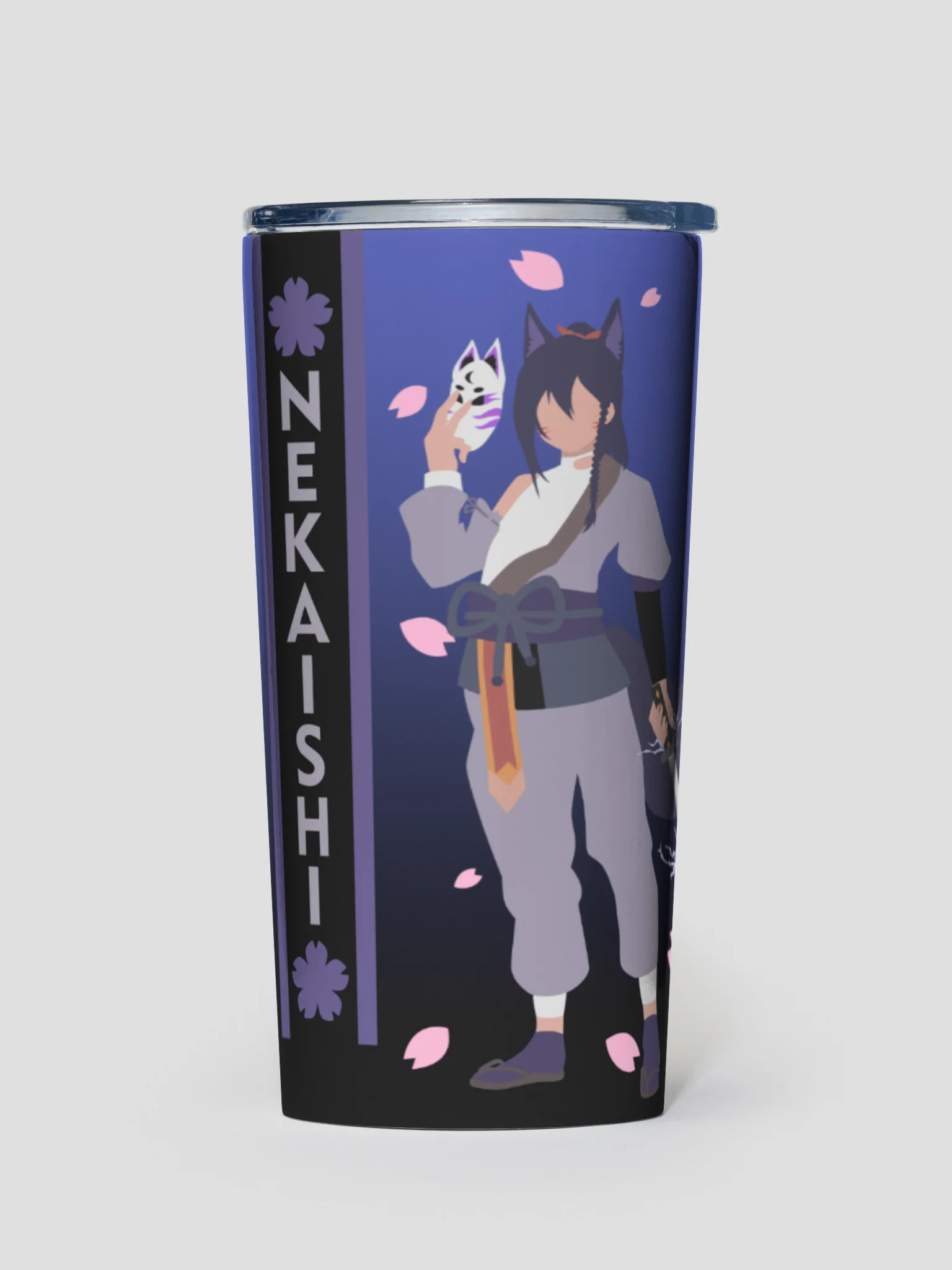 20oz Stainless Steel Tumbler | Dark Mode | Blue Fade product image (1)