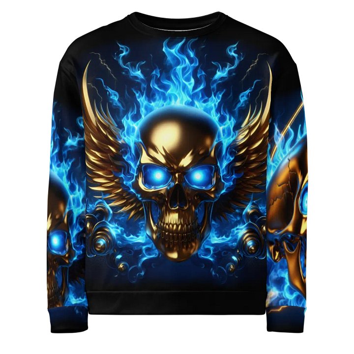 Ethereal Golden Skull - Unisex Sweatshirt #18 product image (1)