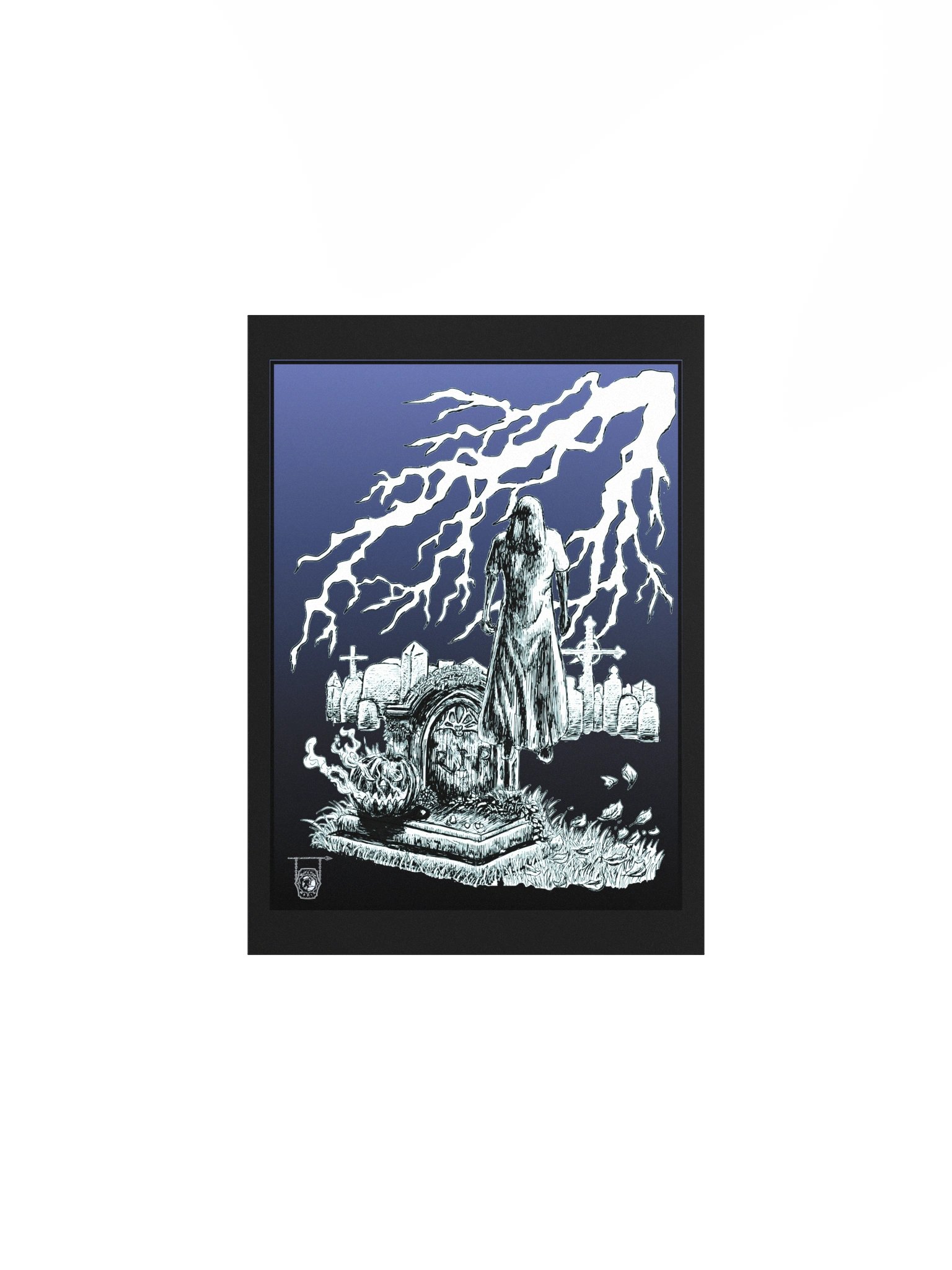 Phantom Series- Phantom V- Halloween Night (b/w variant)- Poster Print product image (2)