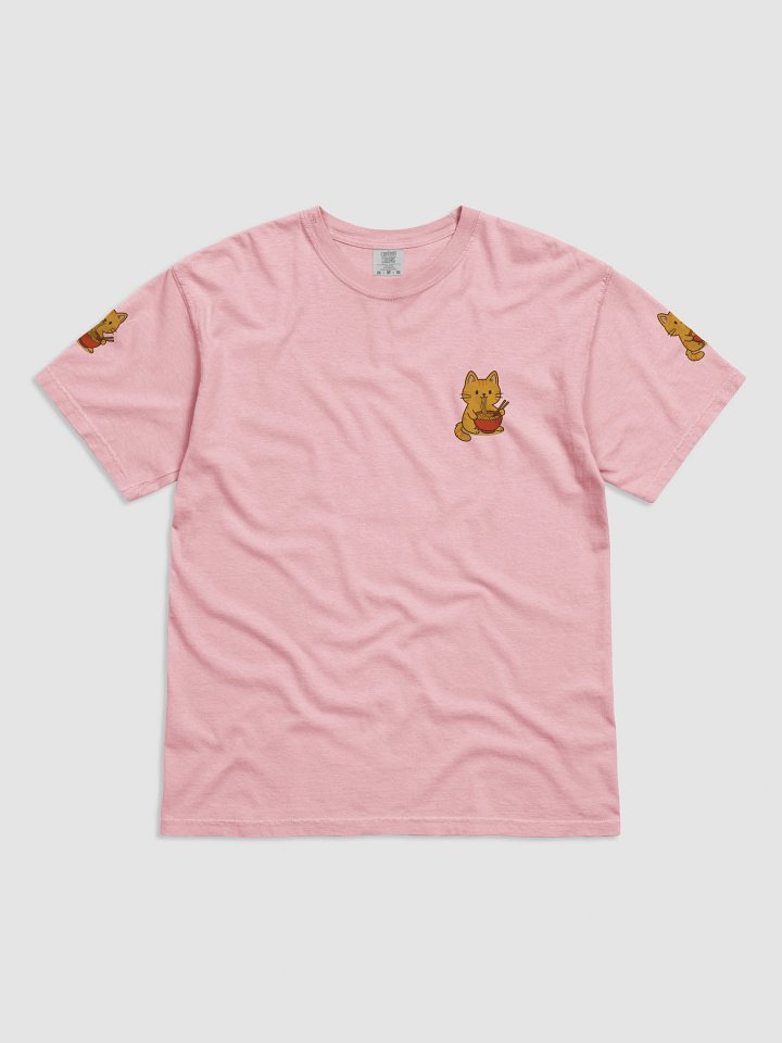 Noodle-Loving Feline Trio T-Shirt product image (2)