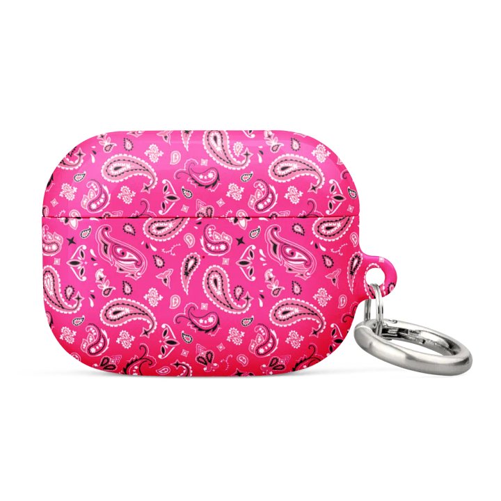 Fuchsia Bandana AirPods Case product image (4)