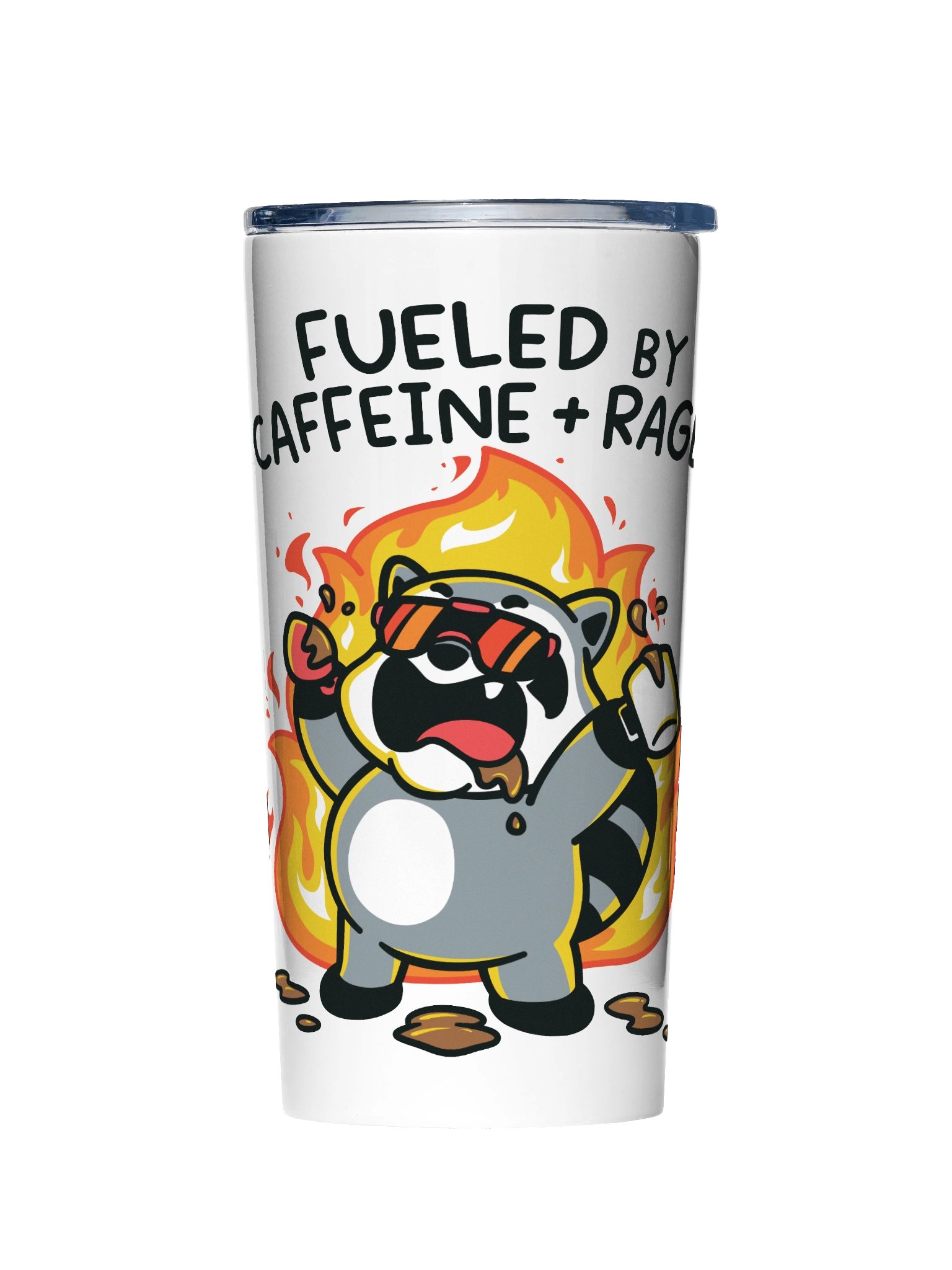 Caffeine & Rage Tumbler product image (1)